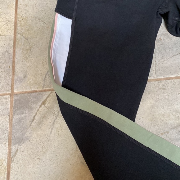 DKNY Sport Color Block Leggings - Picture 2 of 8
